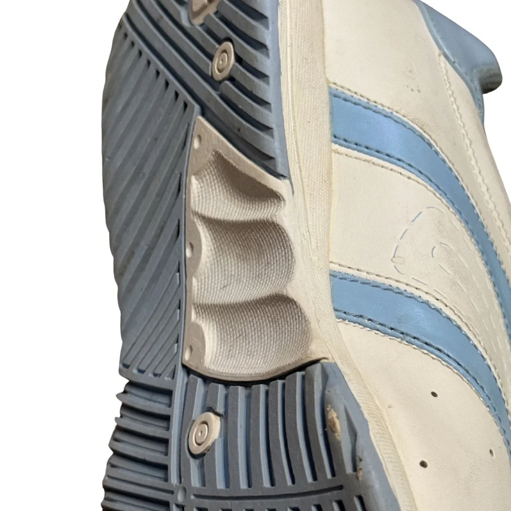 Kenneth Cole Y2K Rhinestone Sneakers Blue White Size 6